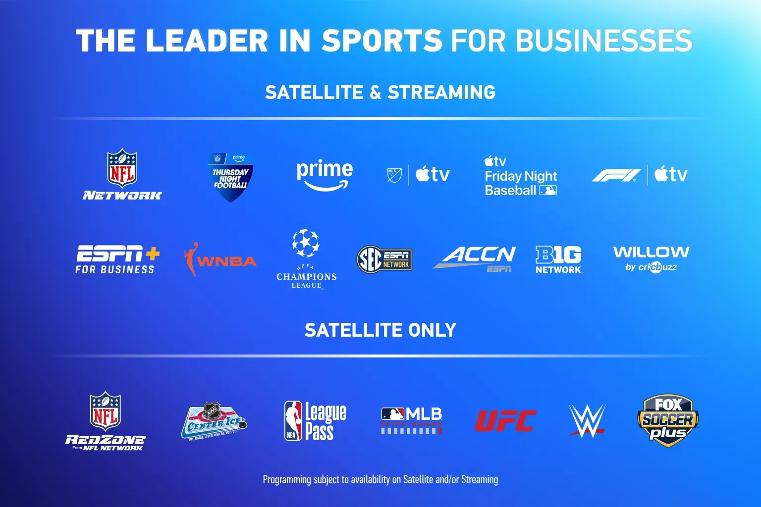 The Leader in Sports for Businesses Logo Collection