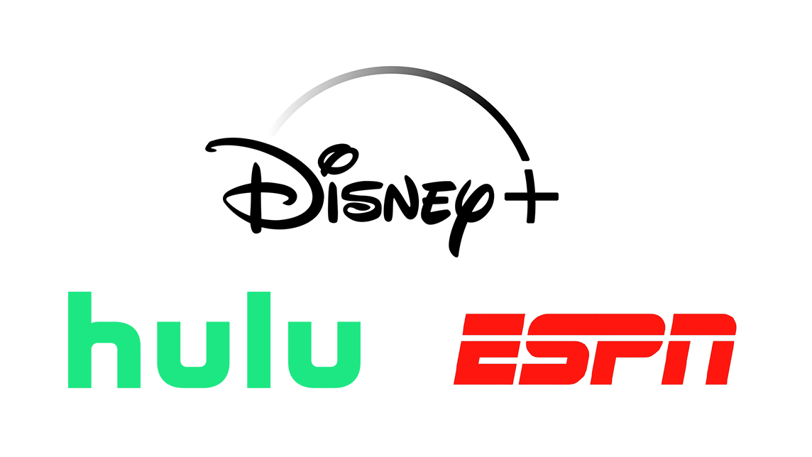 Disney Plus, Hulu, ESPN Logos
