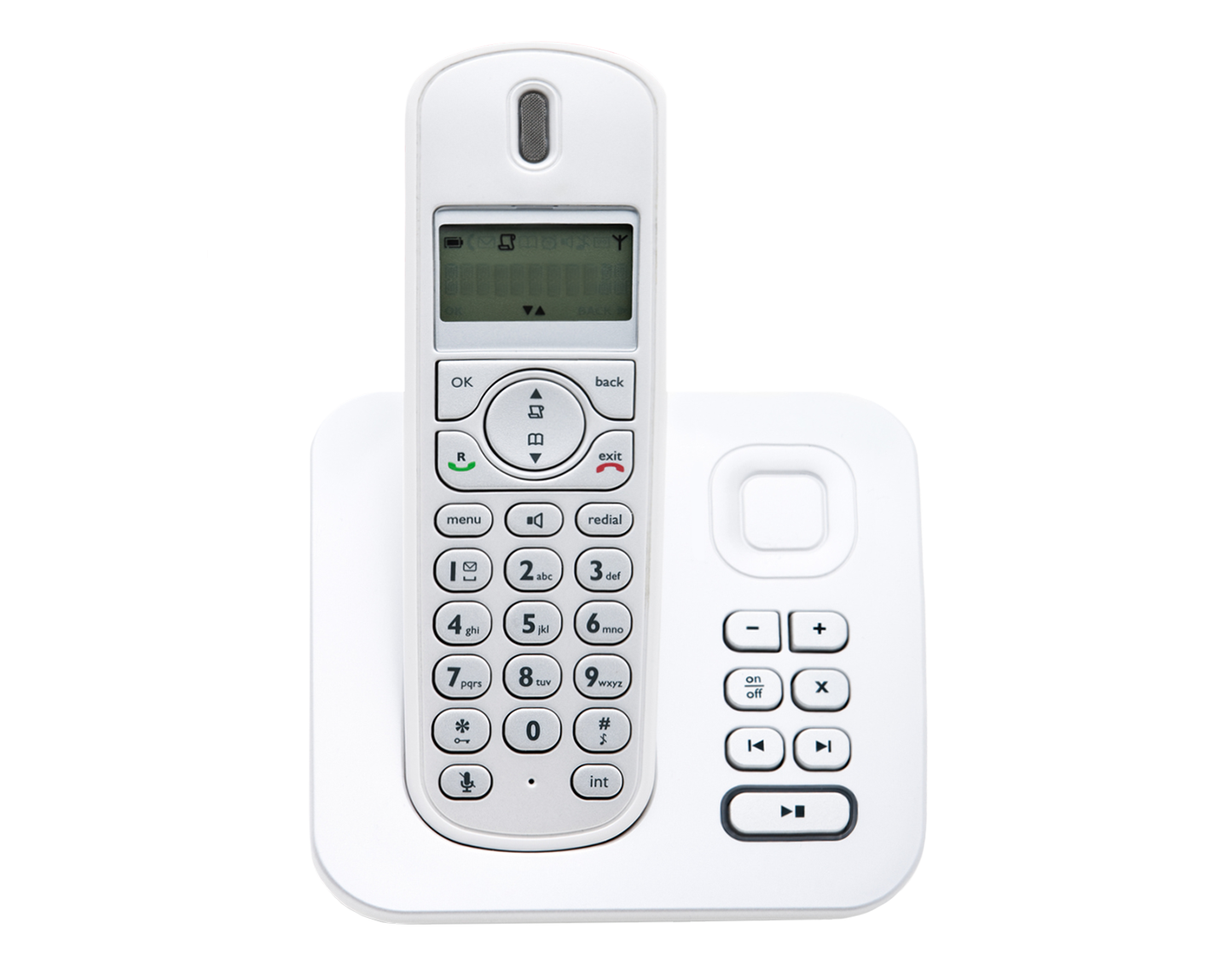 Home phone device connected to Frontier home phone service