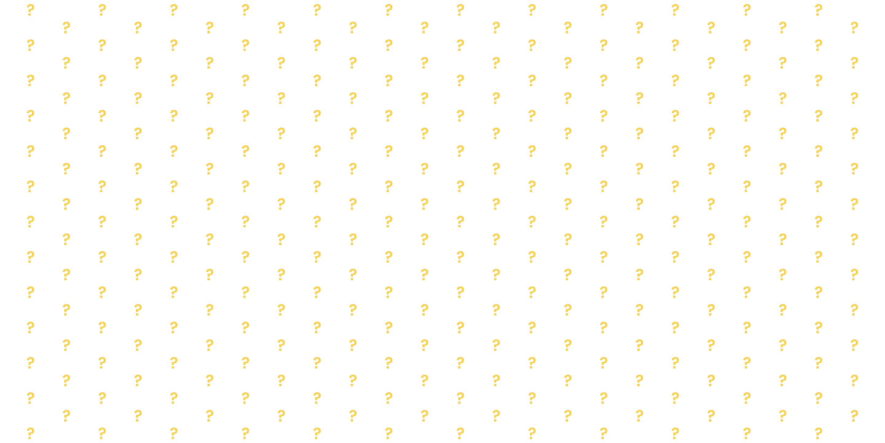 question mark pattern