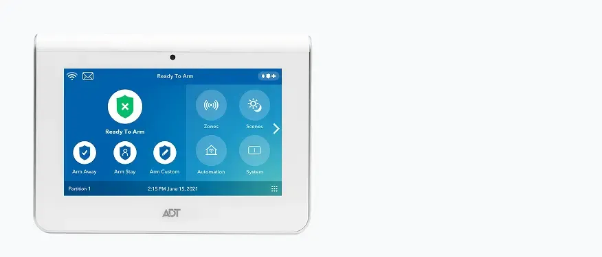 ADT command panel