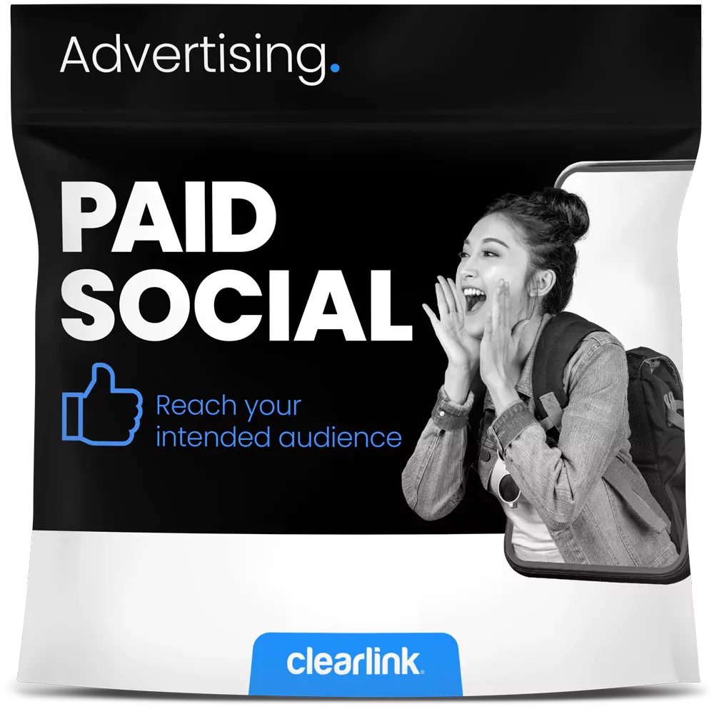A package labeled "Paid Social"