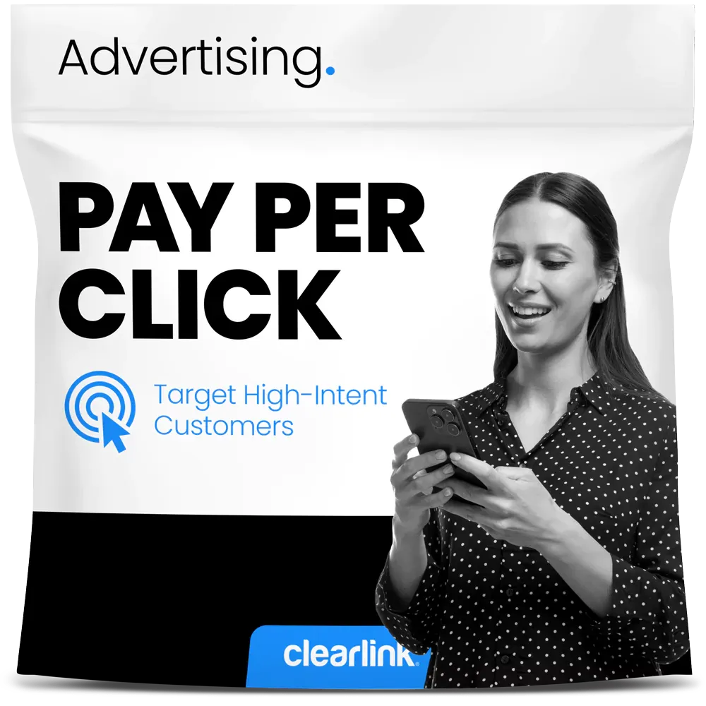 A package labeled "Pay Per Click"