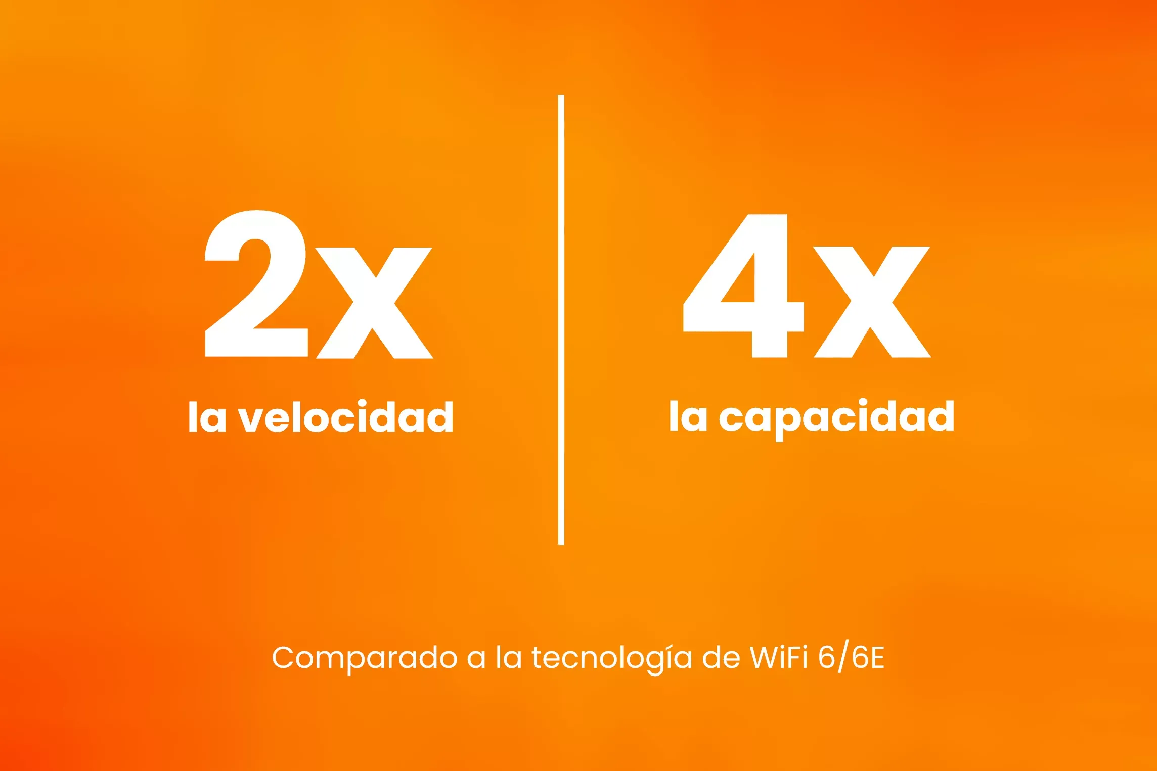 El doble de velocidad et 4 veces el ancho de banda