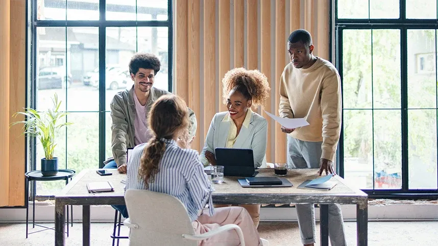 business team at work