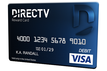 DIRECTV VISA rewards card