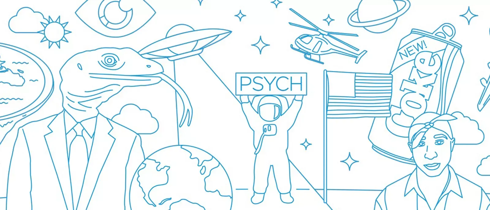 Illustration of conspiracy theories