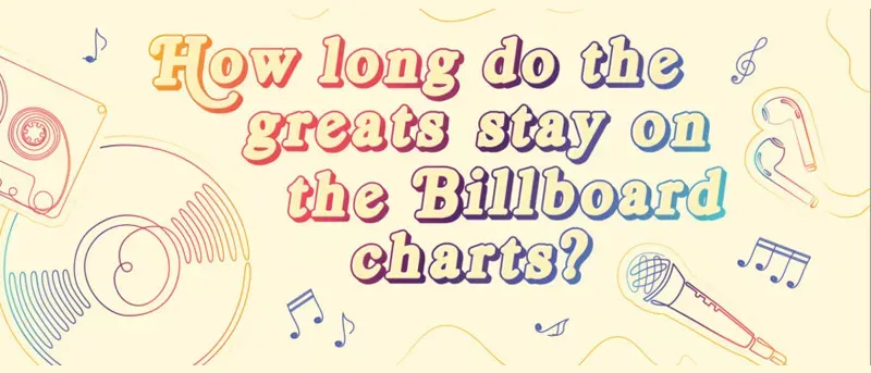 How long do the greats stay on the Billboard Charts?
