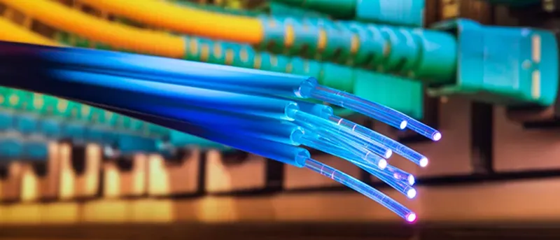 Image of fiber optic cables.