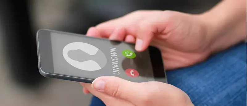 Receiving an "unknown" caller.