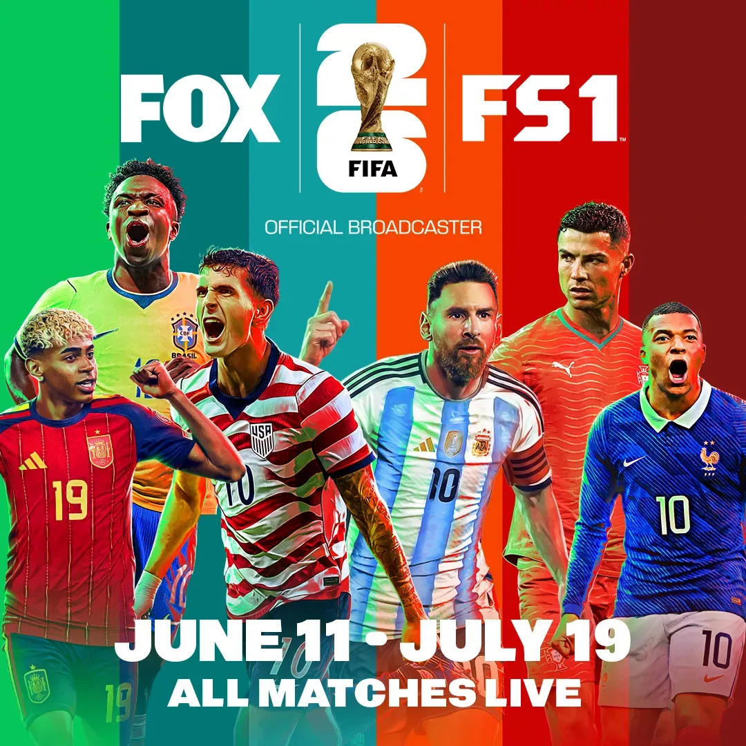 FOX FS1 FIFA All Matches LIVE June 11 - July 19