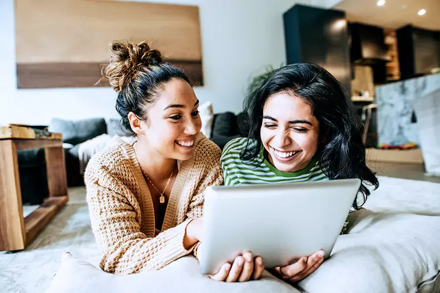 friends streaming show digital tablet