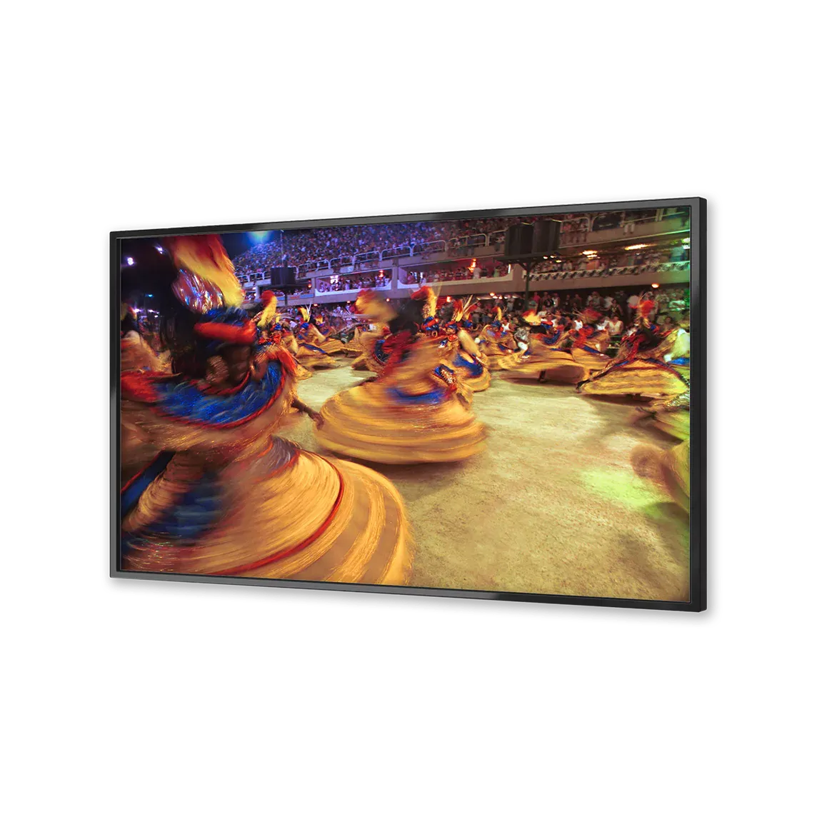 Image of Carnival Dancers on Flatscreen TV