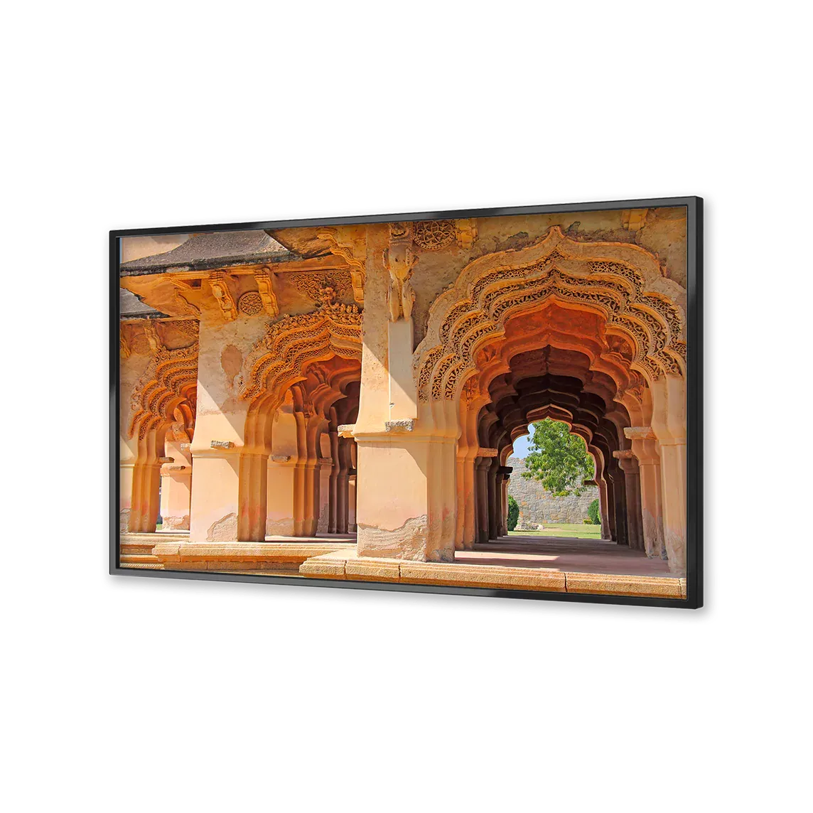 Image of Lotus Temple on Flatscreen TV