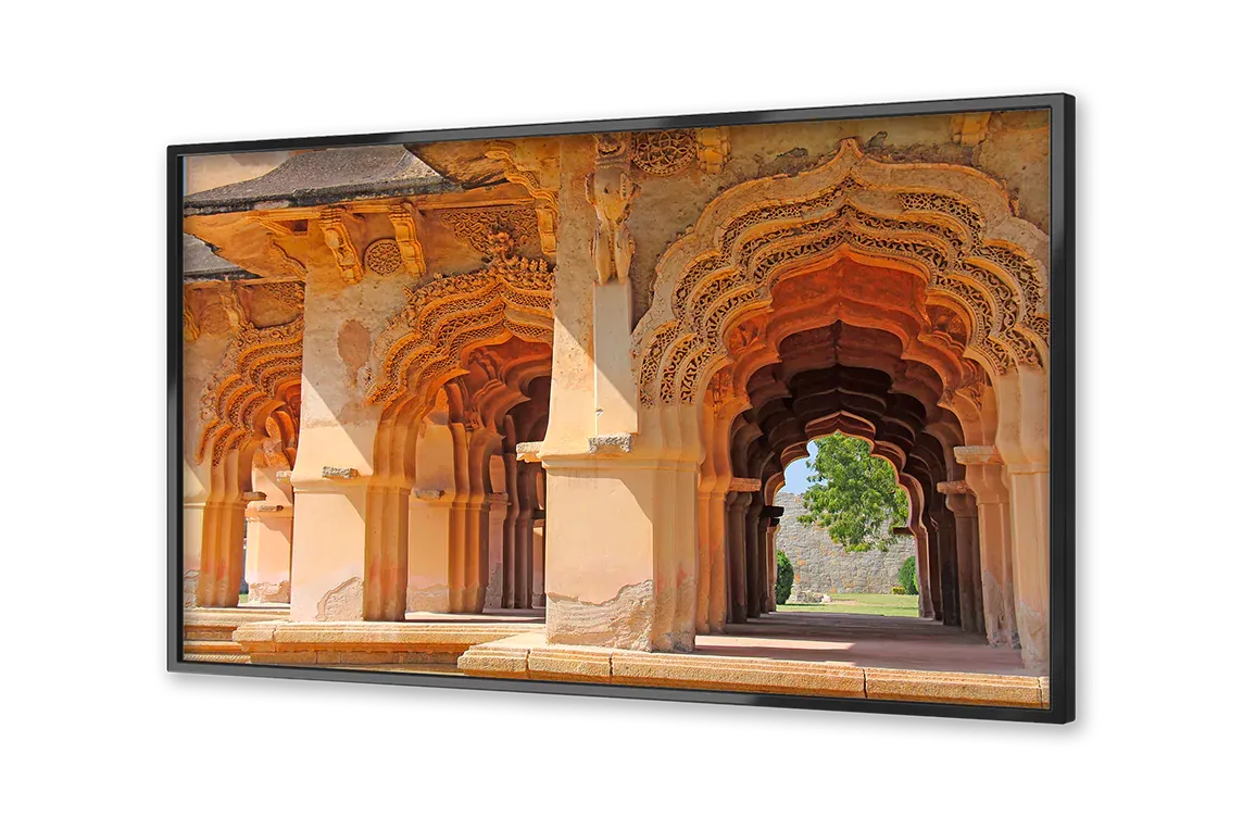 Image of Lotus Temple on Flatscreen TV