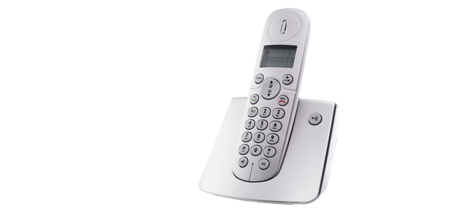 Home phone device connected to Frontier home phone service
