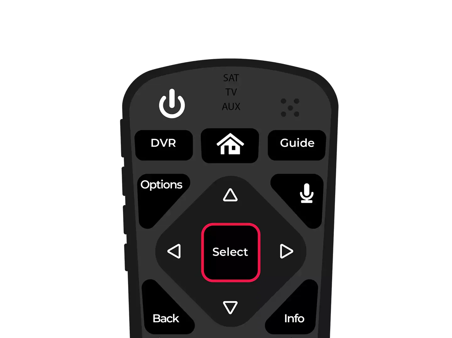 Close up of Hopper Remote