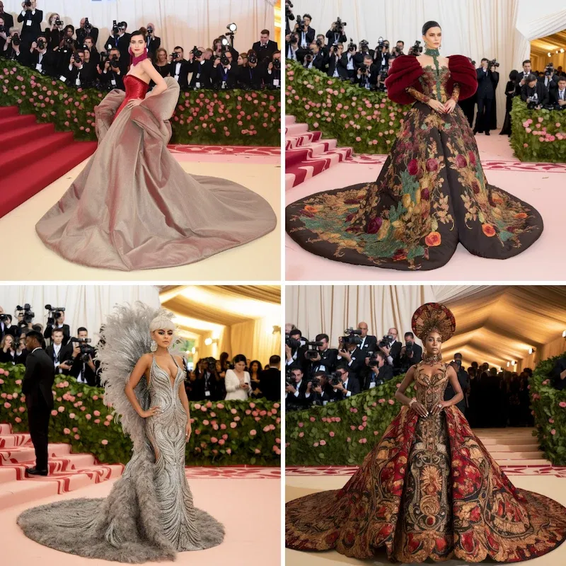 Women in Met Gala Dresses