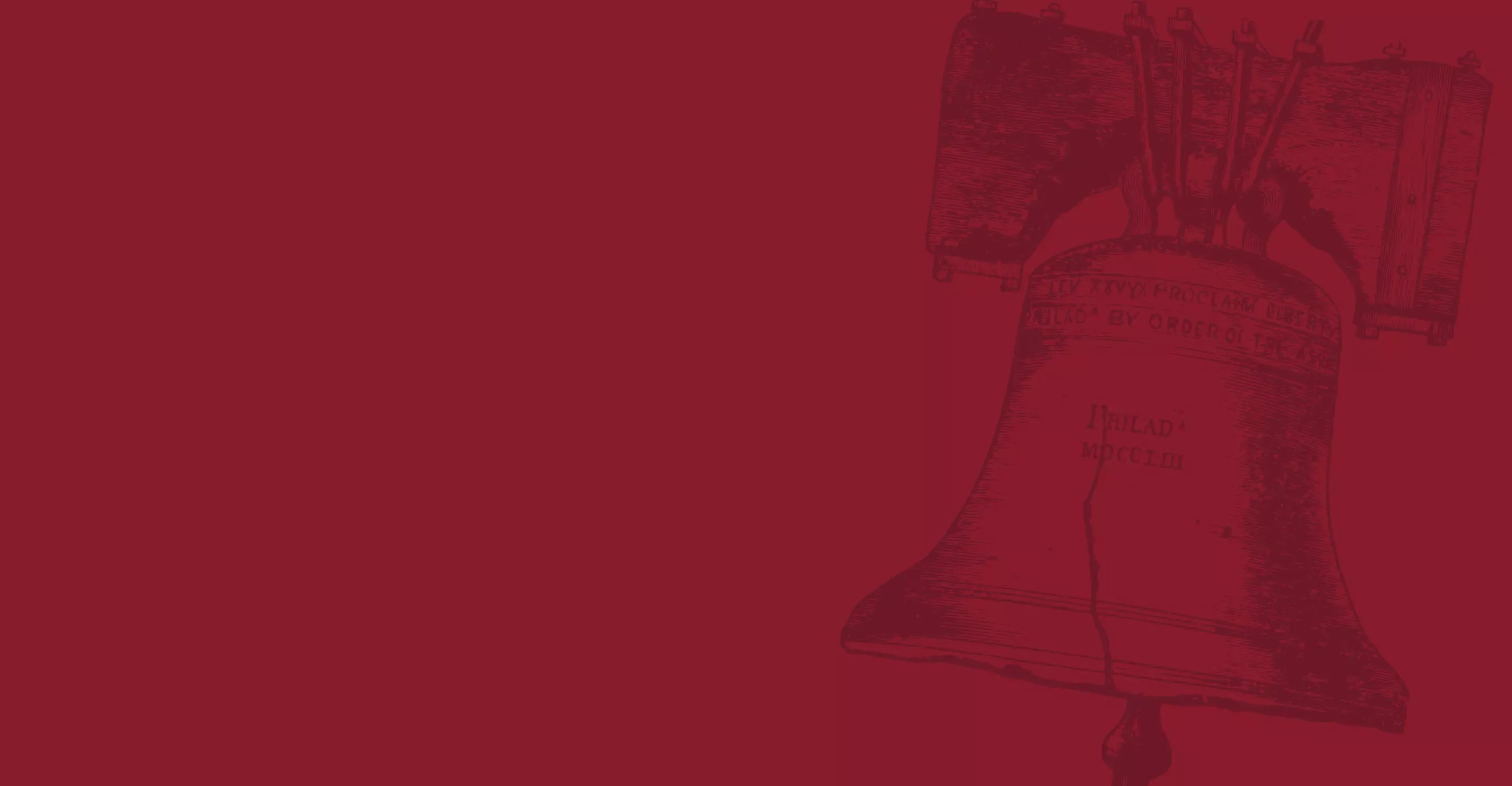 Red Liberty Bell Background