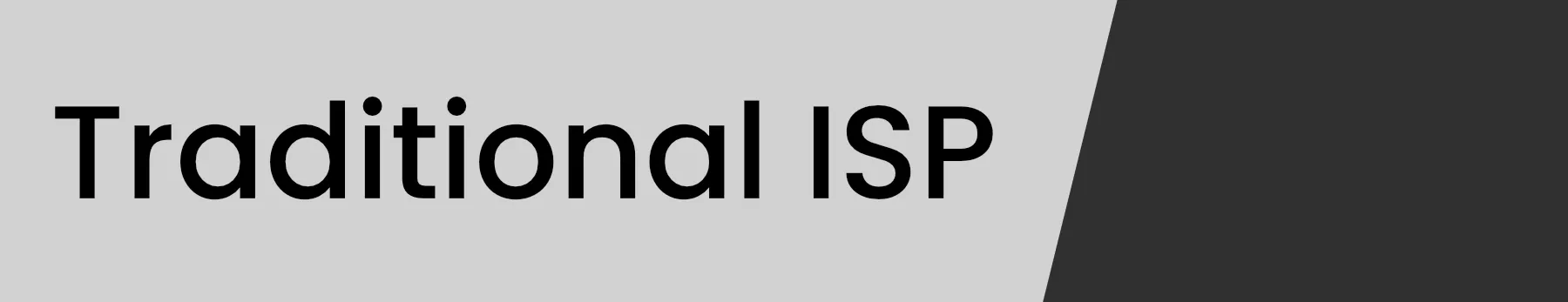 traditional isp card title gray