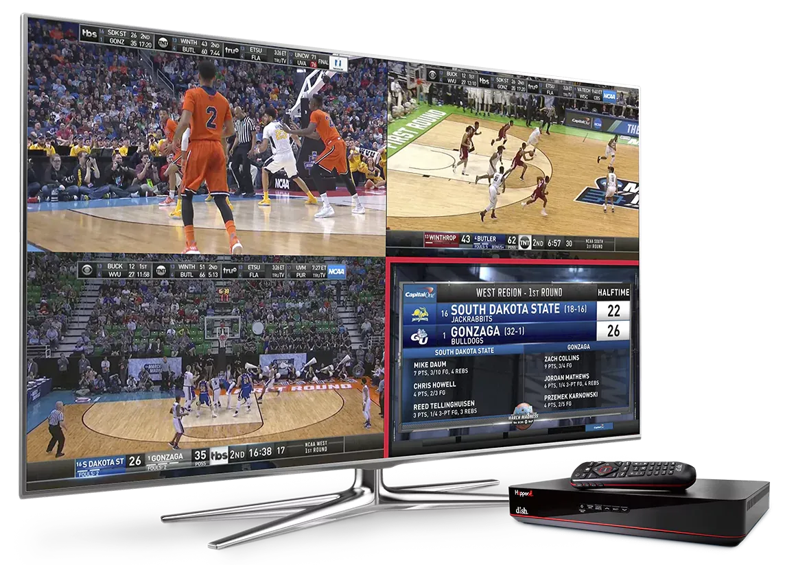 4 sporting events on one tv