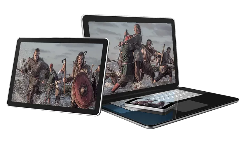 Viking content on multiple streaming devices.