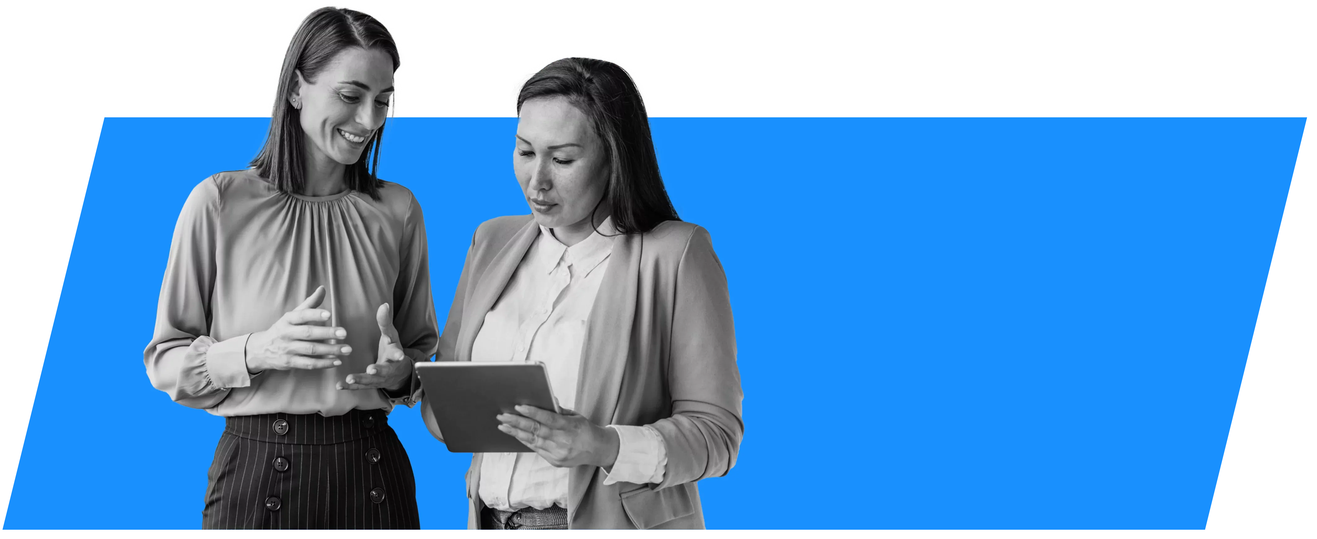 women consulting together